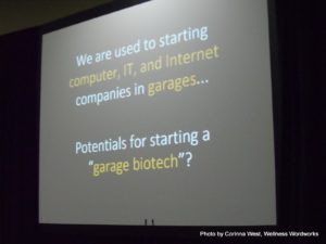 SAM_4593 One of Atul Butte's slides from his talk about how you can be an scientist, too.