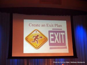 OLYMPUS DIGITAL CAMERA Peggy Swarbick showed one of the purposed of finding competitive employement