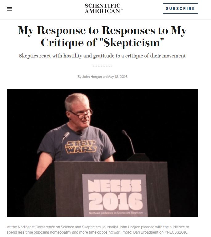 horgan skepticism
