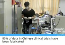 “80% of Data in Chinese Clinical Trials have been Fabricated”