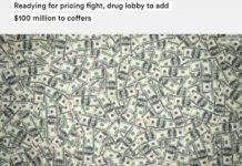 “Readying for Pricing Fight, Drug Lobby to add $100 Million to Coffers”