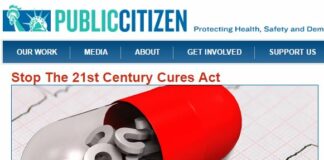 “Stop The 21st Century Cures Act”