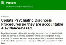 “Update Psychiatric Diagnosis Procedures so They are Accountable & Evidence-Based”