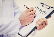 Power Means Never Having to Say You’re Sorry doctor saying sorry
