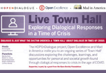Dialogue Is Just What the Doctor Ordered: Town Halls in a Time of Crisis