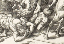 Who’s to Blame for the Lost Soul of Psychiatry? Caraglio, The Battle Around the Shield and Lance, 1527, The Art Institute of Chicago (detail)