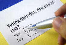 The New DSM Is Coming and That Isn’t Good News A questionnaire reads "Eating disorder: Are you at risk?" The options are checkboxes for "Yes" and "No."
