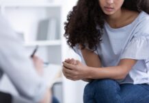 Psychotherapy: Less Expensive and Better Than Pills, It’s What the Patients Want but Don’t Get A Black woman sits with a therapist