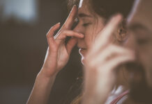 Breathwork May be Accessible Alternative for Anxiety Treatment woman and man breathing technique