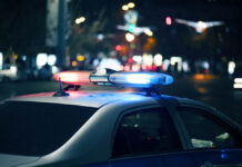 New York Can’t—or Won’t—Provide Data on New Forced Treatment Plan Photograph of the red and blue lights on top of a police car at night