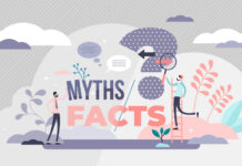 Cochrane’s Demise: Misleading Denigration of Benzodiazepines for Acute Psychosis Illustration including the words "MYTHS" and "FACTS"