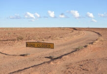 Critical Psychiatry Textbook, Chapter 16: Is There Any Future for Psychiatry? (Part Six) A sign in the desert reads "ROAD CLOSED"