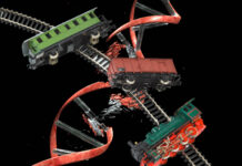 The 110-Year “Schizophrenia Genetic Research” Train Wreck Illustration of a wrecked train on tracks. Behind it, a DNA helix is dissolving in red light
