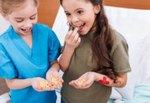 Researchers Criticize Putting Preschoolers on Stimulant Drugs A couple of kids chowing down on some little pills