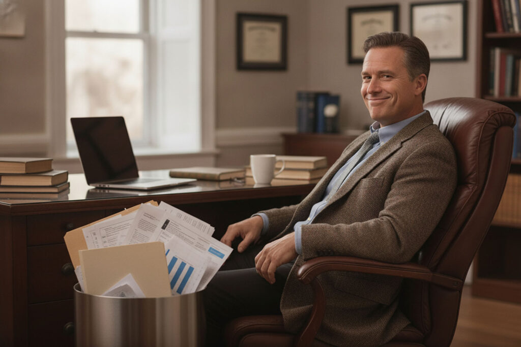 Smug psychiatrist has thrown all the research in the trash